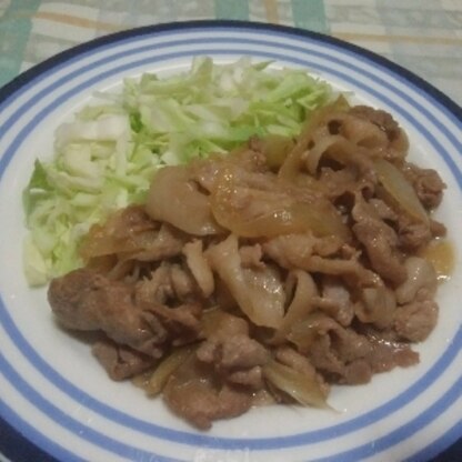 豚バラ肉で作りました。調味料の配合も覚えやすく簡単で、美味しかったです。